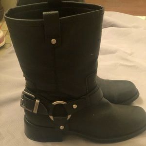 Black Jessica Simpson Moto Boots